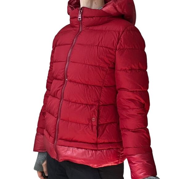 HERNO red down‎ short puffer - Picture 6 of 14